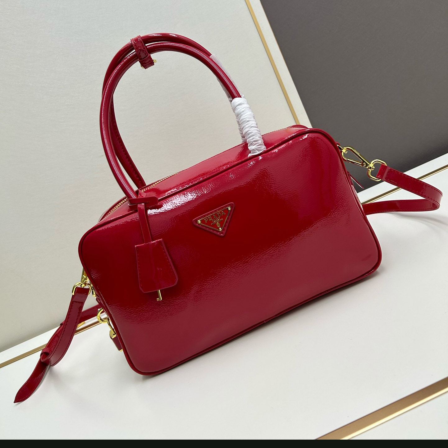 Pra*a top handle bags